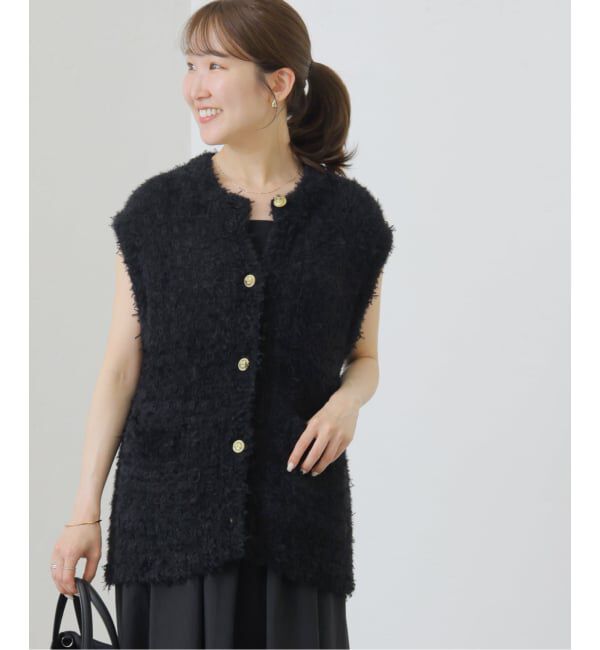 JOURNAL STANDARD relume「《予約》ツイードニットベスト」|ベスト・ジレ|
