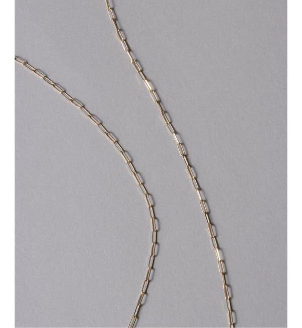 Lilas by Spick&Span「ペーパークリップチェーン50cmネックレス K10」|ネックレス|