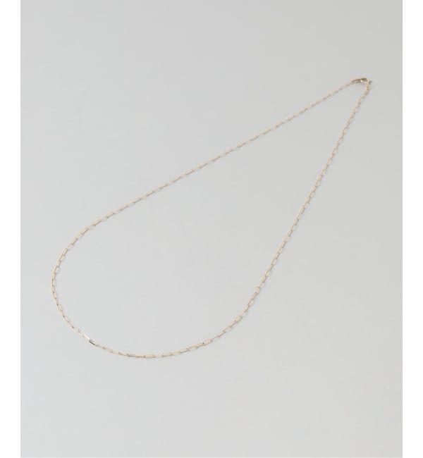 Lilas by Spick&Span「ペーパークリップチェーン50cmネックレス K10」|ネックレス|