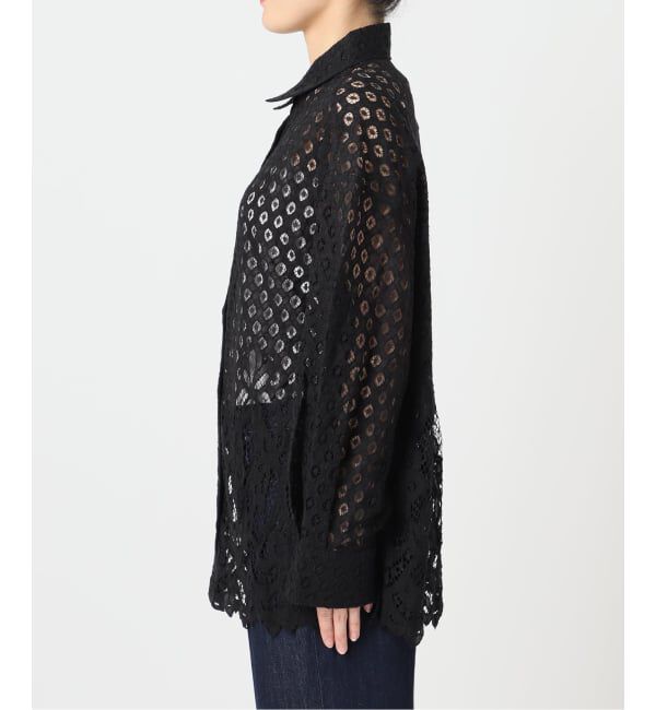 U by SPICK&SPAN「スカラレースオーバーシャツ」|シャツ・ブラウス|