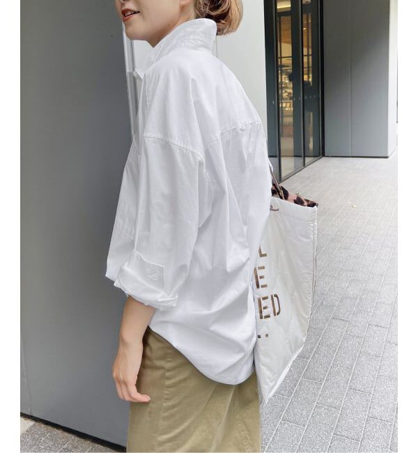 Spick and Span「《WEB限定カラー有り / 追加予約》50コットンオーバーシャツ」|シャツ・ブラウス|