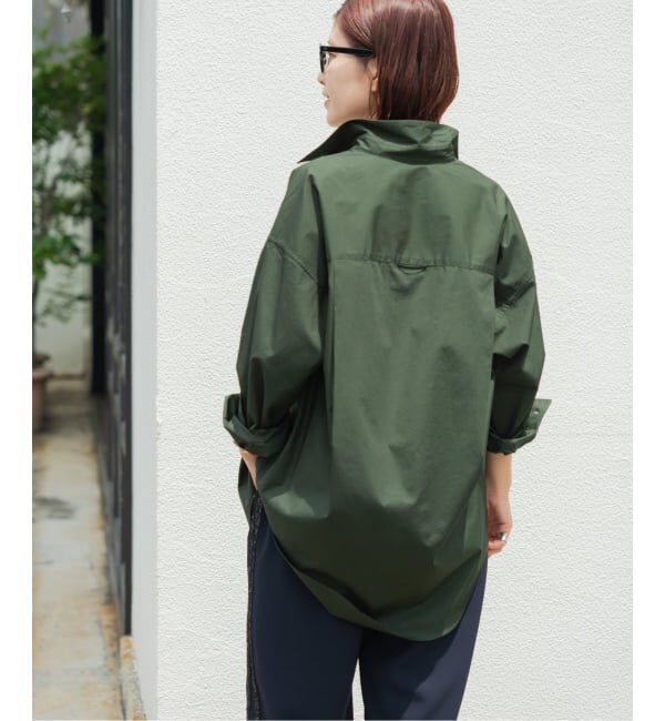 Spick and Span「《WEB限定カラー有り / 追加予約》50コットンオーバーシャツ」|シャツ・ブラウス|