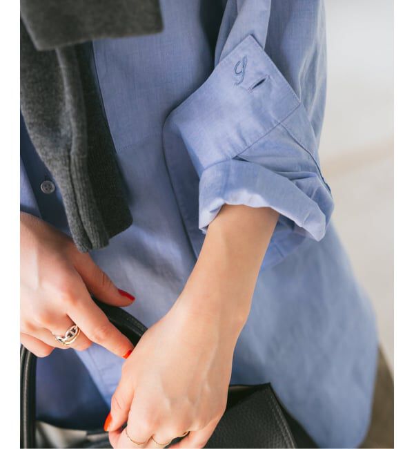 Spick and Span「《WEB限定カラー有り / 追加予約》50コットンオーバーシャツ」|シャツ・ブラウス|