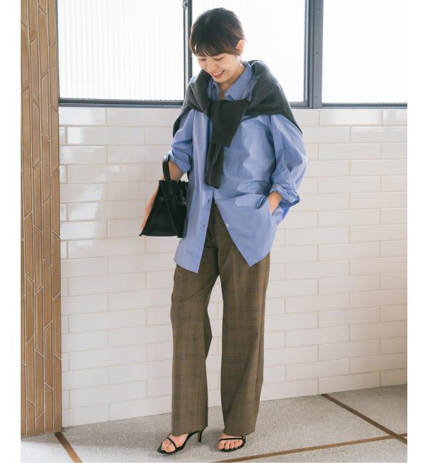 Spick and Span「《WEB限定カラー有り / 追加予約》50コットンオーバーシャツ」|シャツ・ブラウス|