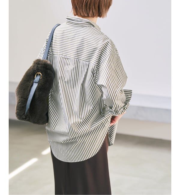 Spick and Span「《WEB限定カラー有り / 追加予約》50コットンオーバーシャツ」|シャツ・ブラウス|