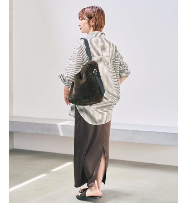 Spick and Span「《WEB限定カラー有り / 追加予約》50コットンオーバーシャツ」|シャツ・ブラウス|