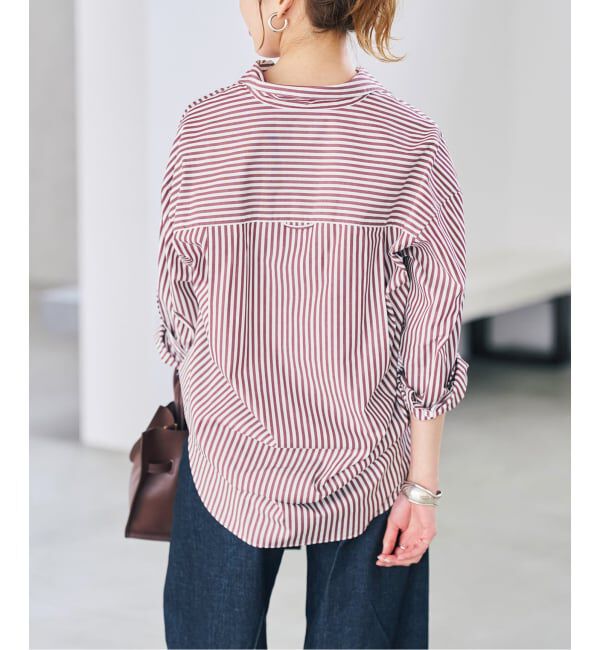 Spick and Span「《WEB限定カラー有り / 追加予約》50コットンオーバーシャツ」|シャツ・ブラウス|