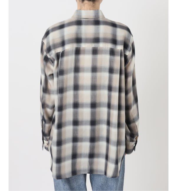 Spick and Span「《予約》PEチェックルーズシャツ」|シャツ・ブラウス|