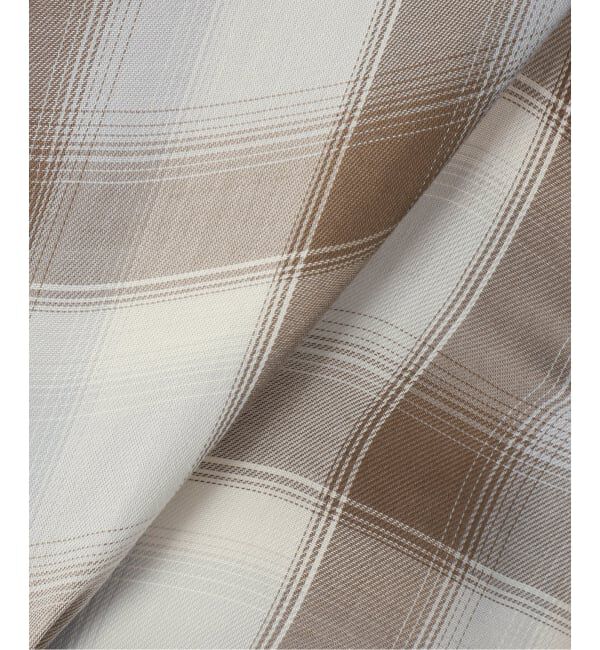 Spick and Span「《予約》PEチェックルーズシャツ」|シャツ・ブラウス|