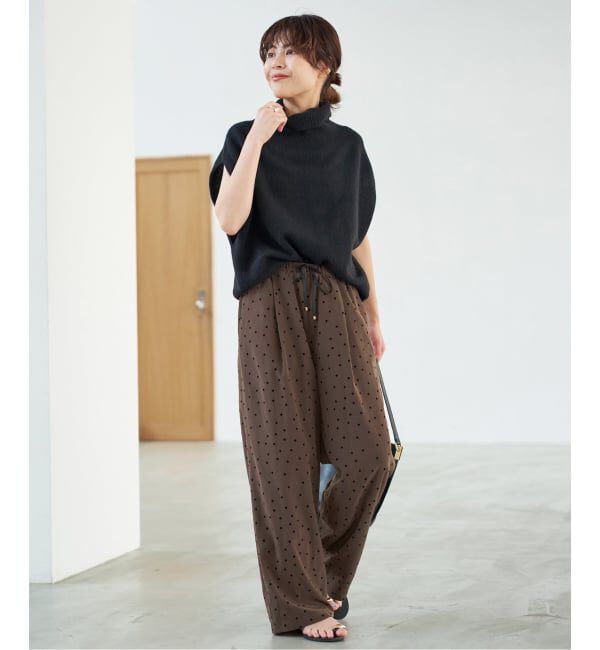 Spick and Span「《追加予約》フロッキードットイージーパンツ」|その他|