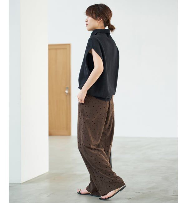 Spick and Span「《追加予約》フロッキードットイージーパンツ」|その他|