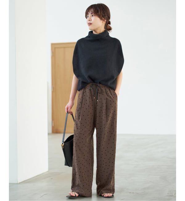 Spick and Span「《追加予約》フロッキードットイージーパンツ」|その他|