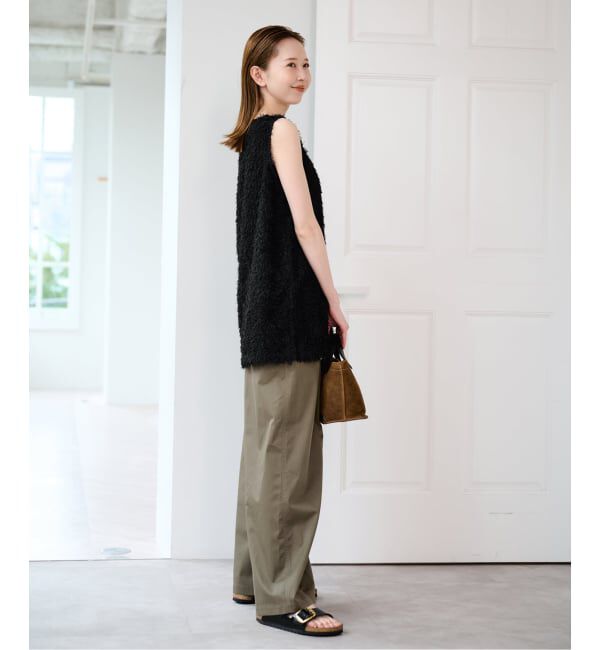 U by SPICK&SPAN「《予約》フェザーシアータンクブラウス」|シャツ・ブラウス|