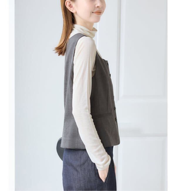 U by SPICK&SPAN「《予約》ウールミックスシアータートル」|Tシャツ・カットソー|
