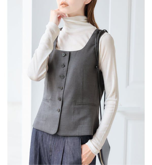 U by SPICK&SPAN「《予約》ウールミックスシアータートル」|Tシャツ・カットソー|