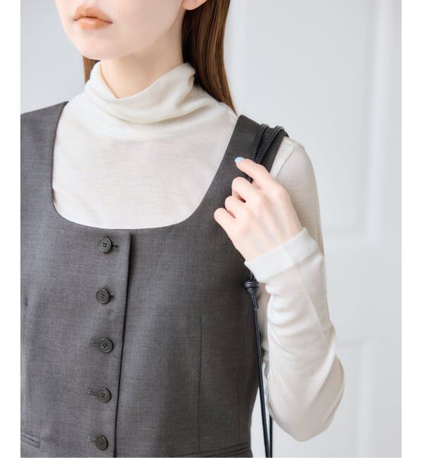 U by SPICK&SPAN「《予約》ウールミックスシアータートル」|Tシャツ・カットソー|