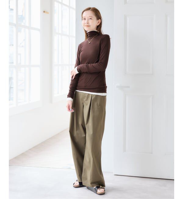 U by SPICK&SPAN「《予約》ウールミックスシアータートル」|Tシャツ・カットソー|
