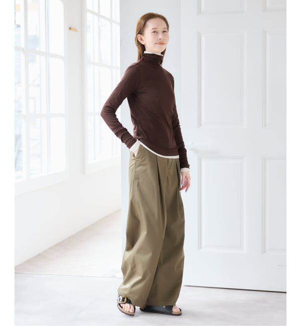 U by SPICK&SPAN「《予約》ウールミックスシアータートル」|Tシャツ・カットソー|