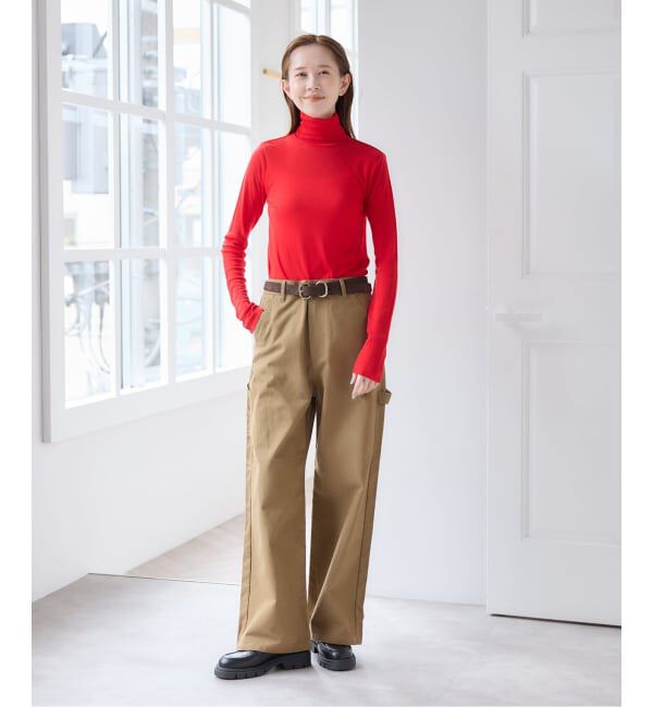 U by SPICK&SPAN「《予約》ウールミックスシアータートル」|Tシャツ・カットソー|