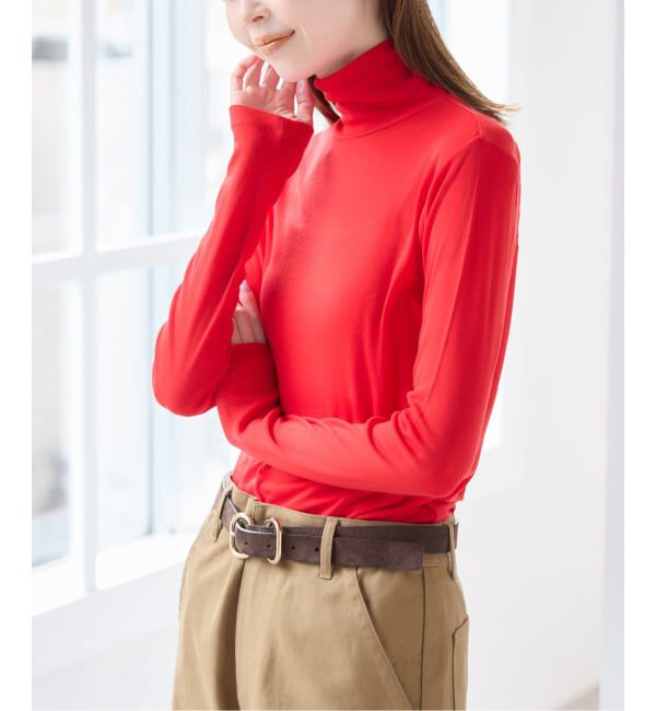 U by SPICK&SPAN「《予約》ウールミックスシアータートル」|Tシャツ・カットソー|