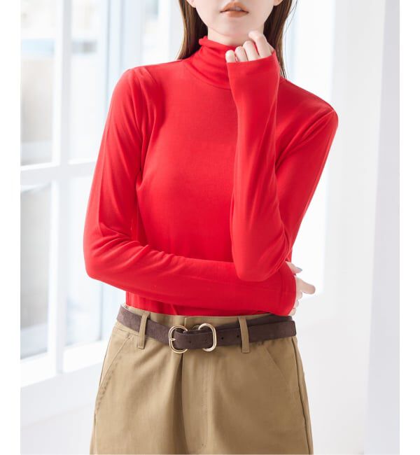 U by SPICK&SPAN「《予約》ウールミックスシアータートル」|Tシャツ・カットソー|