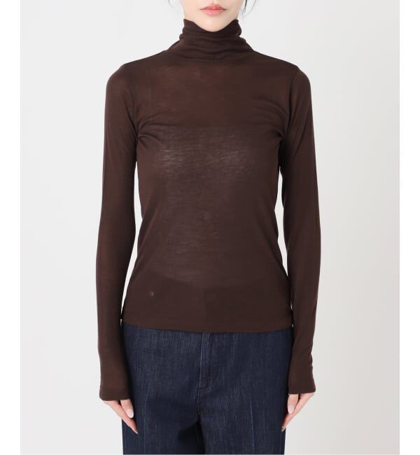U by SPICK&SPAN「《予約》ウールミックスシアータートル」|Tシャツ・カットソー|