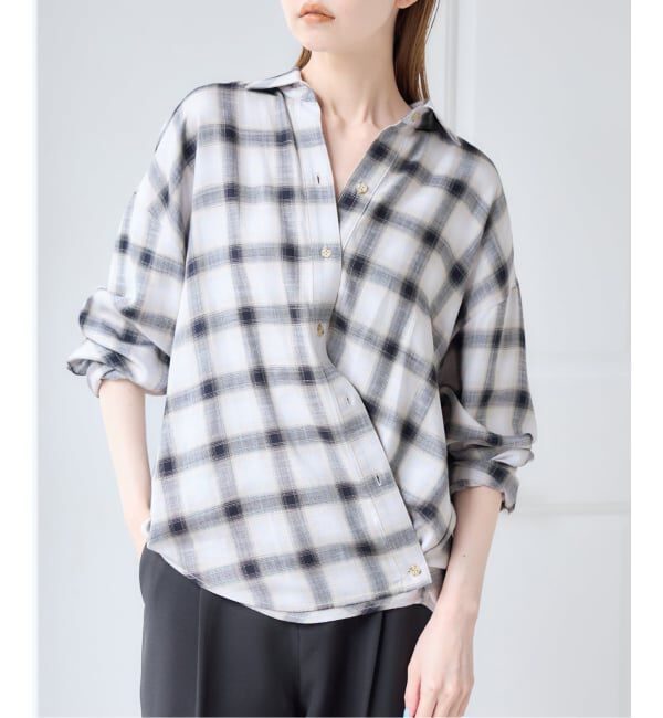 U by SPICK&SPAN「《予約》カシュクールシャツ」|シャツ・ブラウス|