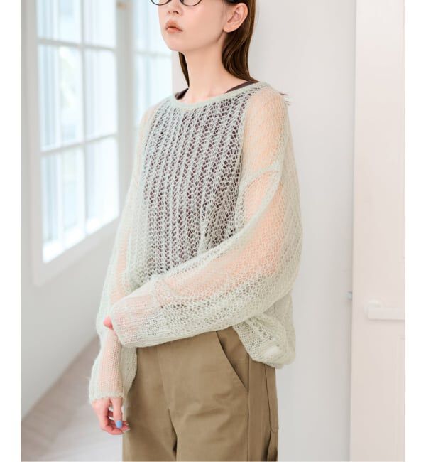 U by SPICK&SPAN「《予約》モヘヤブレンドニット」|ニット・セーター|