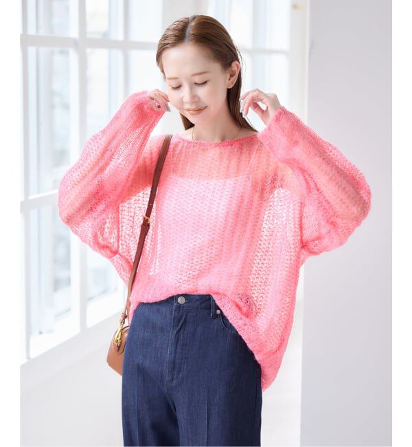 U by SPICK&SPAN「《予約》モヘヤブレンドニット」|ニット・セーター|