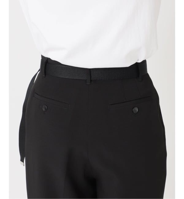 U by SPICK&SPAN「《予約》ベルトツキパンツ」|スラックス|