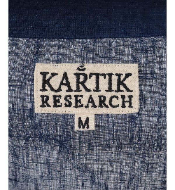FRAMeWORK「KARTIK RESEARCH エンブロイダリー ブルーシャツ」|シャツ・ブラウス|