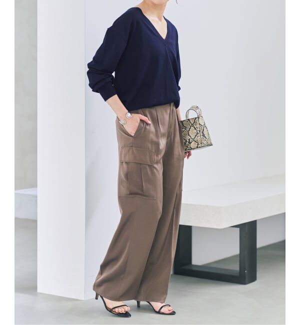 Spick and Span「《手洗い可能 / 予約》18G Vネックニット」|ニット・セーター|