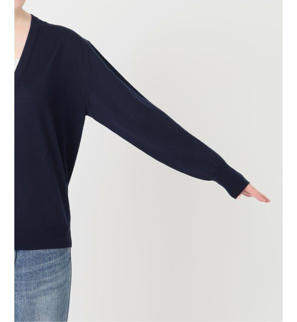 Spick and Span「《手洗い可能 / 予約》18G Vネックニット」|ニット・セーター|