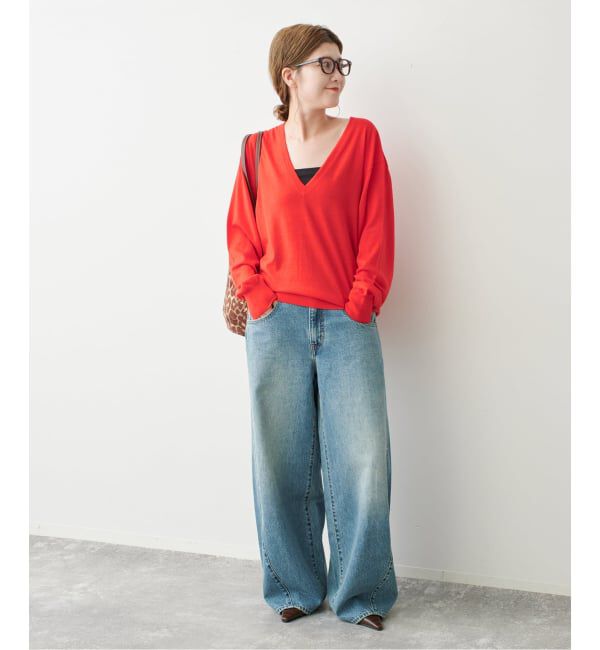 Spick and Span「《手洗い可能 / 予約》18G Vネックニット」|ニット・セーター|