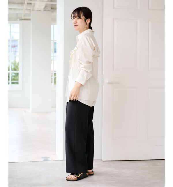 U by SPICK&SPAN「《予約》ミルキーポプリンスカーフSETシャツ」|シャツ・ブラウス|
