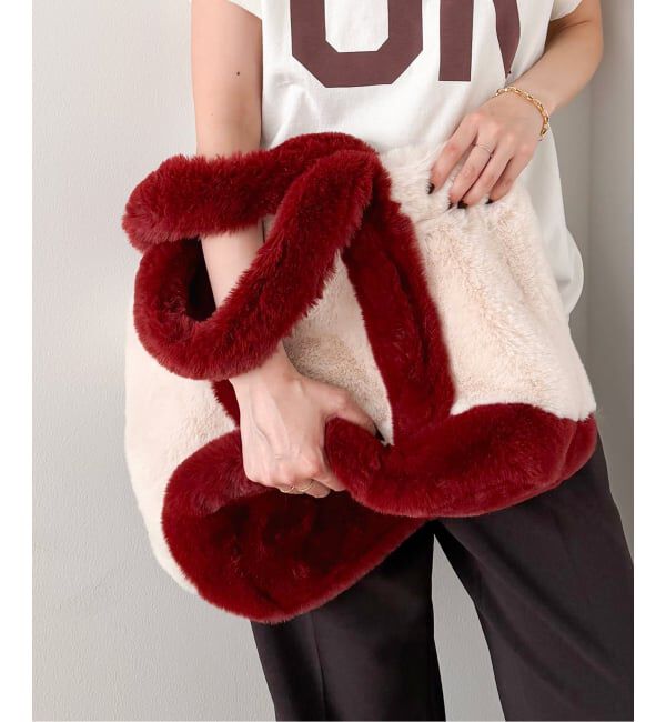 Spick and Span「《予約》Spick & Span ECO FUR TOTE / エコファートート」|トートバッグ|