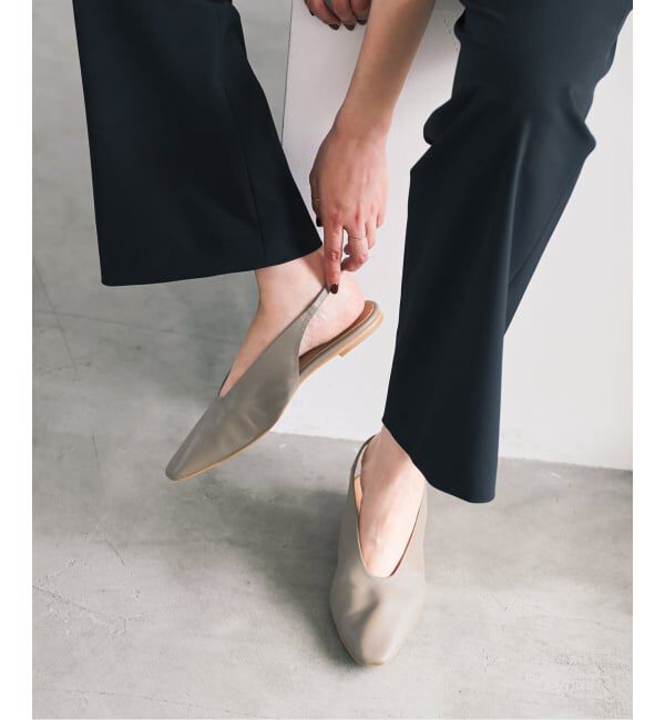 Spick and Span「《WEB限定カラー有り / 予約》Spick & Span スプリングバックフラット」|パンプス|
