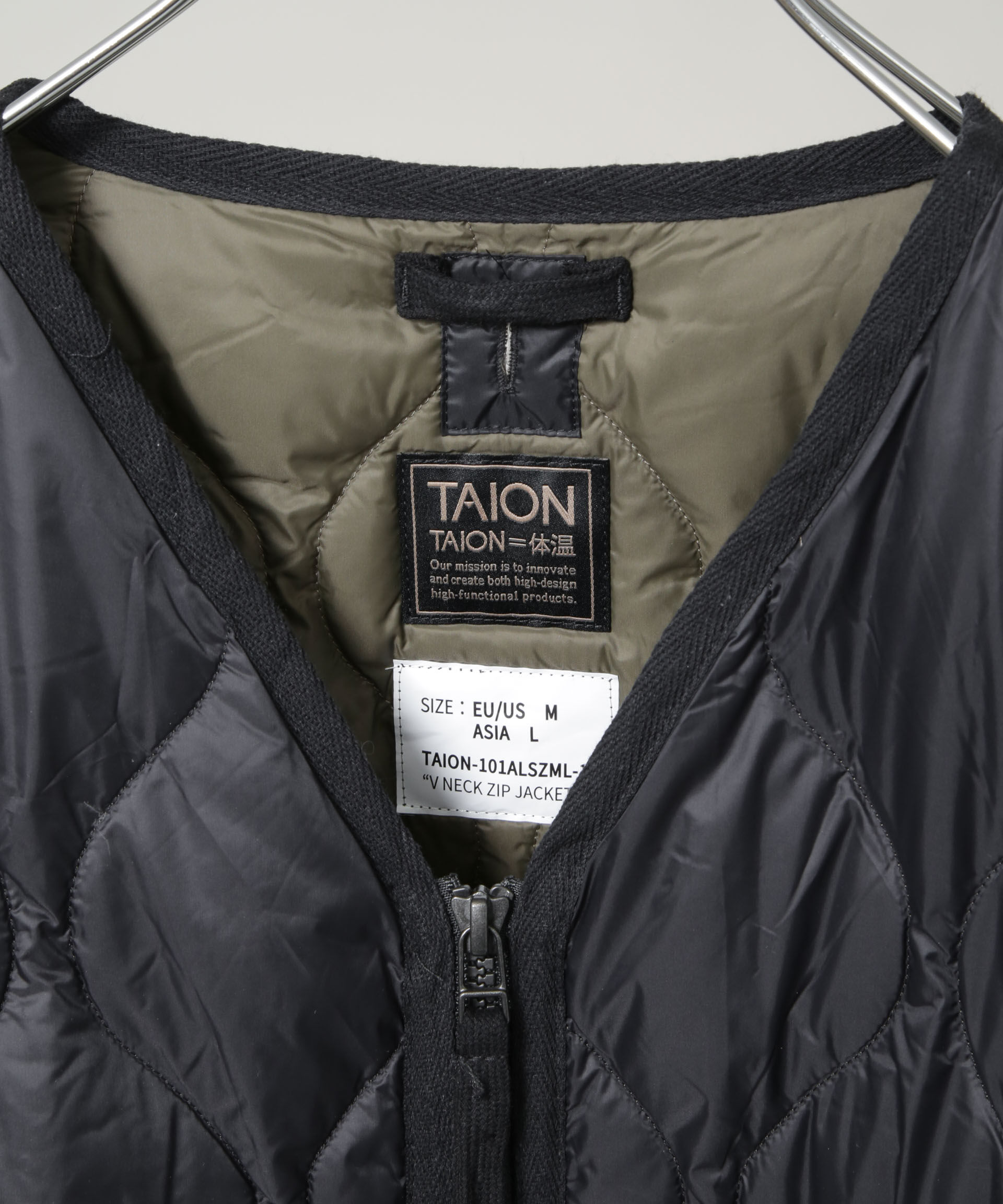 nano･universe「TAION/MILITARY W-ZIP V NECK DOWN JKT」|ダウン|