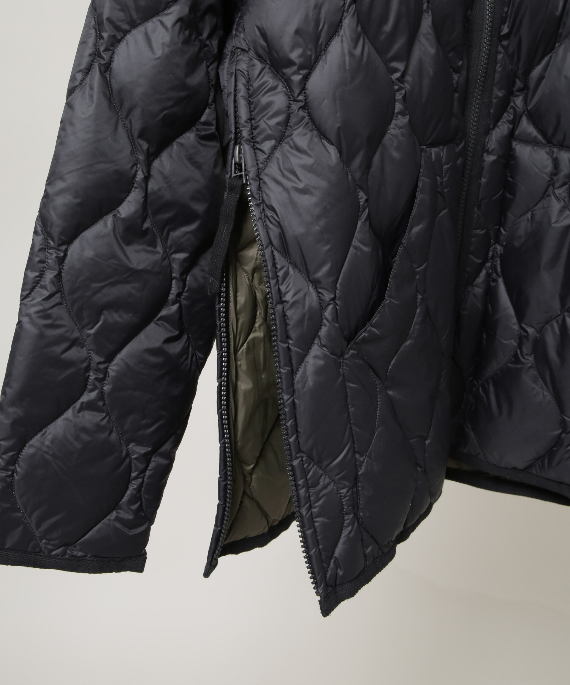 nano･universe「TAION/MILITARY W-ZIP V NECK DOWN JKT」|ダウン|