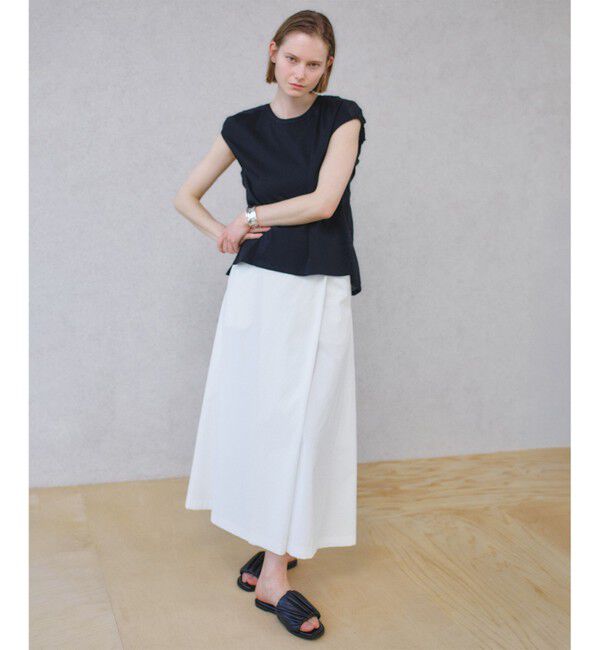 BEIGE,「ZEOLITE / バックツイスト コンビトップス」|Tシャツ・カットソー|