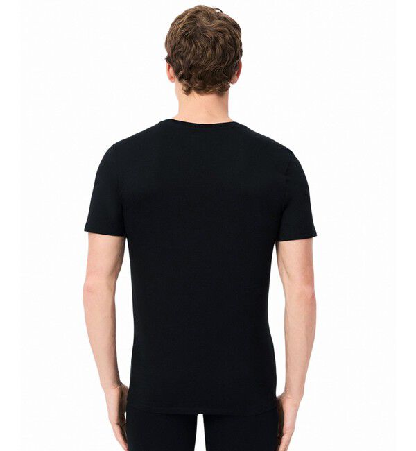 LACOSTE「３枚セット スリムフィット エッセンシャル ラウンジVネック半袖Tシャツ / 3パックTシャツ」|Tシャツ・カットソー|