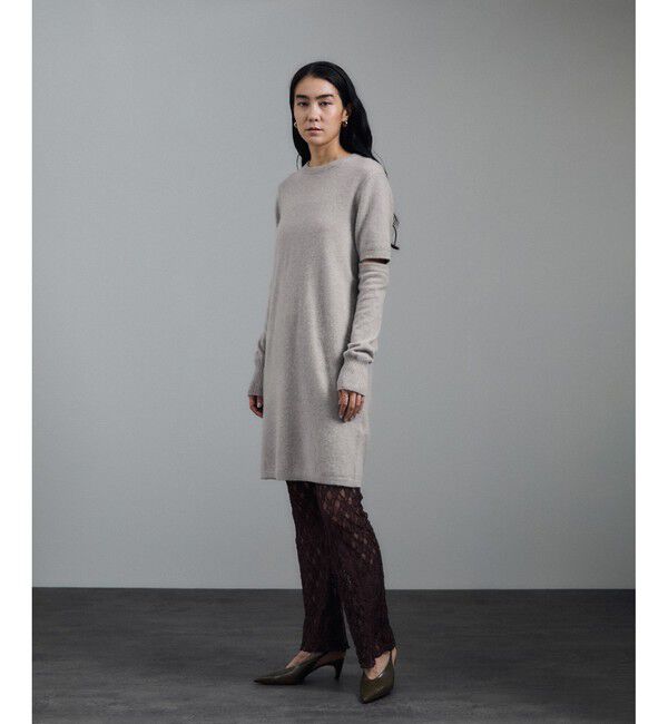 SALON adam et rope'「カシミヤニットミニワンピース」|ワンピース|ベージュ系(28)