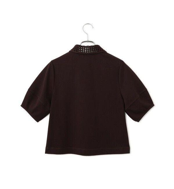 ADAM ET ROPE'「【WEB限定】・【サステナブル】メッシュ襟ポロシャツ」|ポロシャツ|