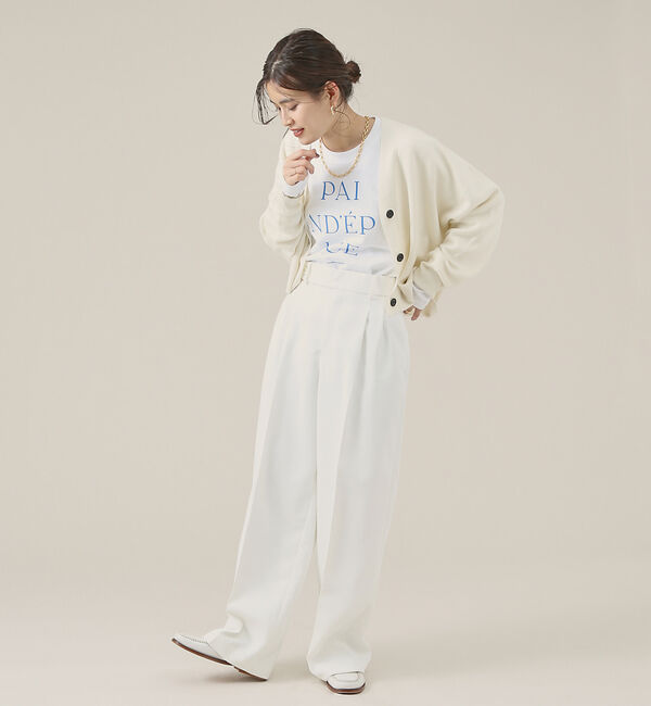 Rouge vif「ツイルワイドパンツ」|その他|