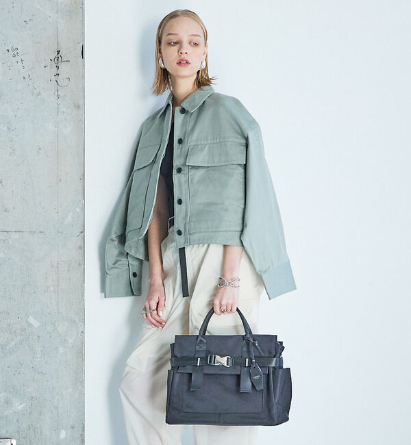 LOWELL things「【CLASSY掲載】ABILITY/ナイロンBELTEDトート」|トートバッグ|