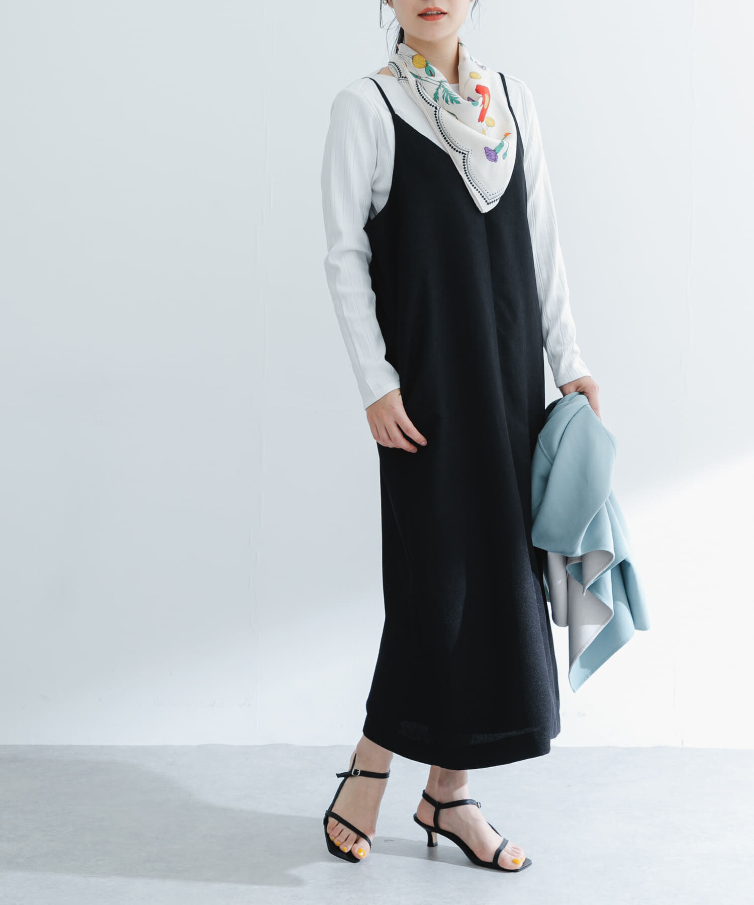 URBAN RESEARCH ROSSO「バックデザインリネンライクキャミワンピース」|ワンピース|