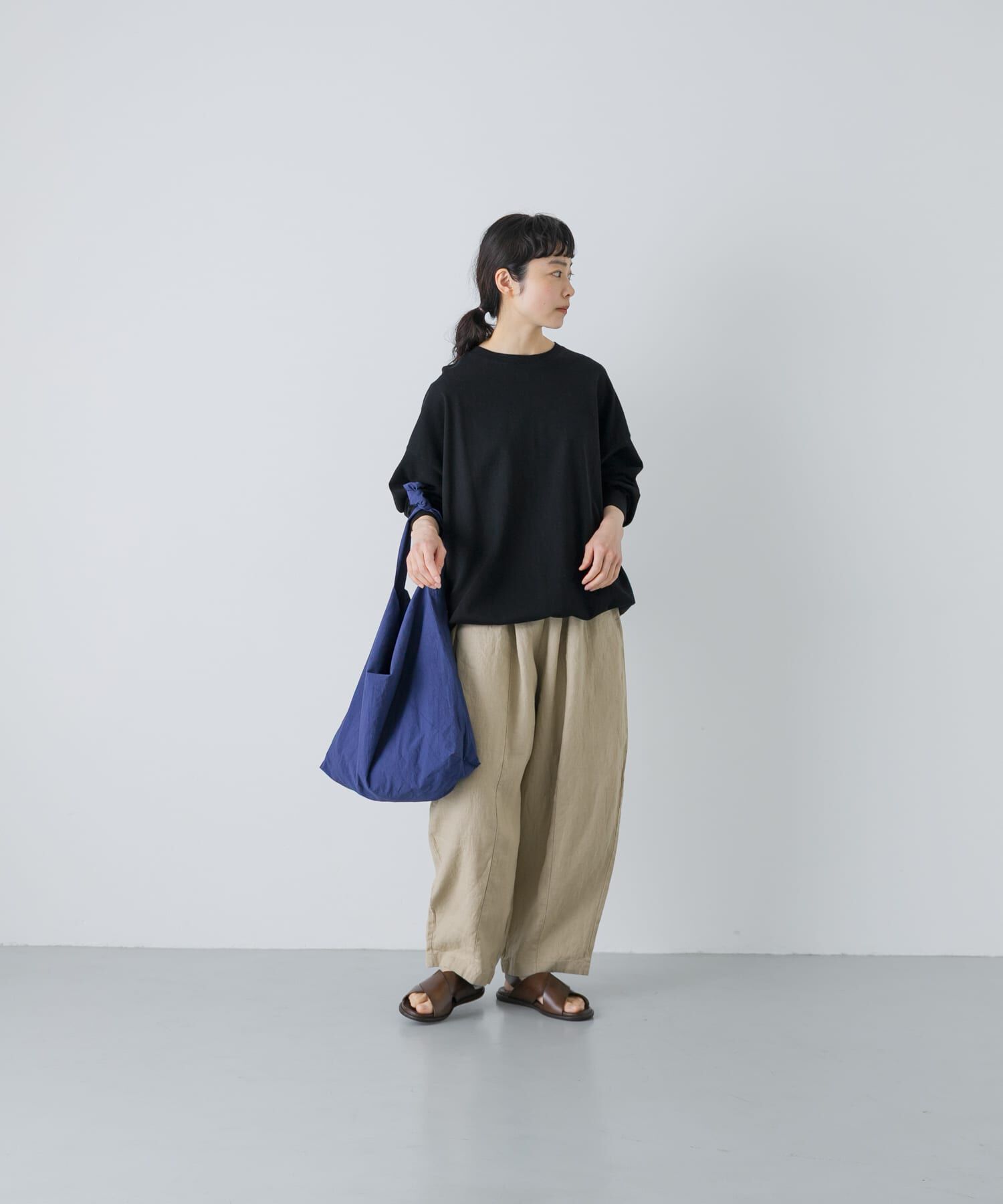 かぐれ「コットンドロストヘムカットソー」|Tシャツ・カットソー|