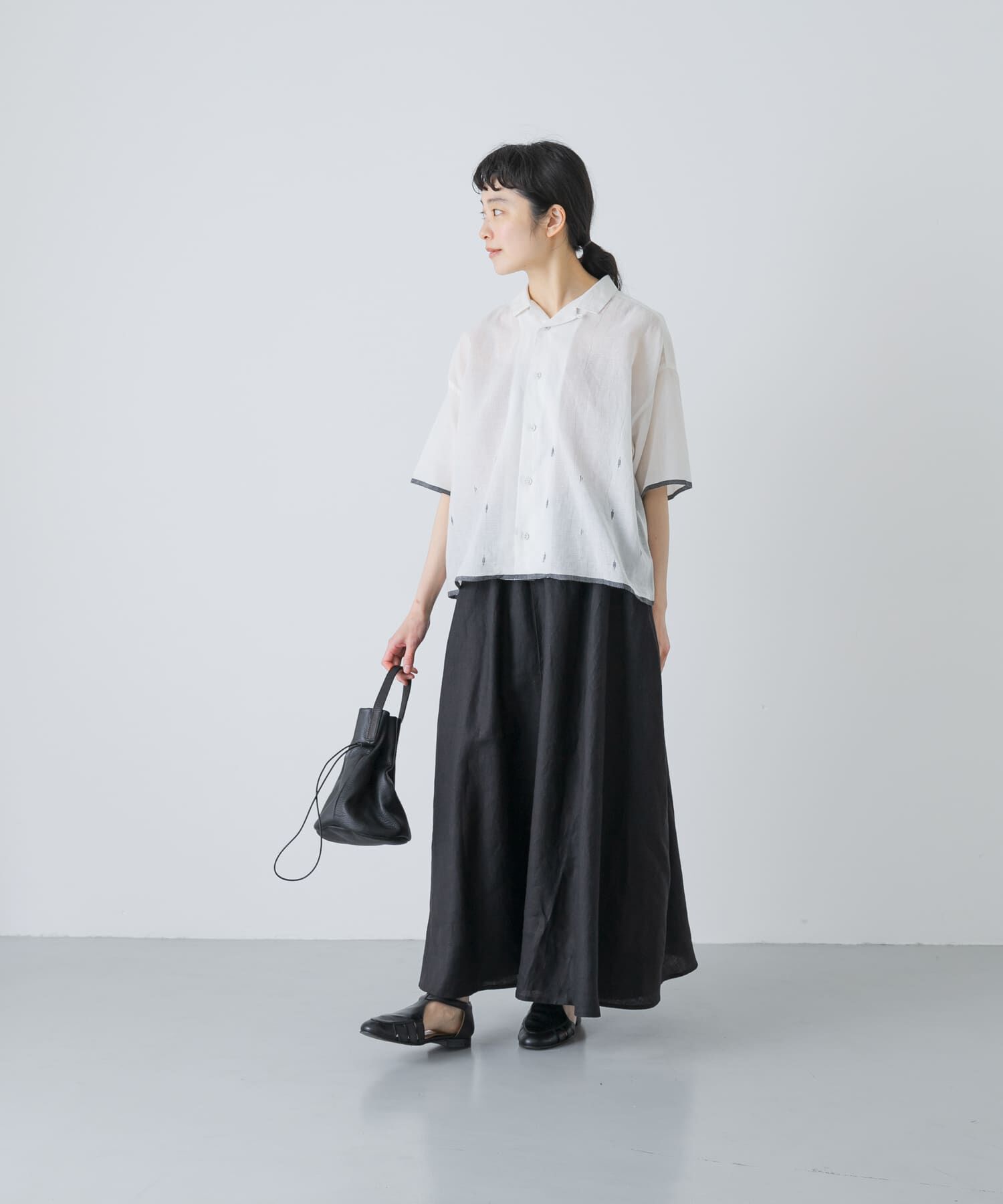 リネンフレアスカート（かぐれ）｜ルミネのファッション通販アイルミネ