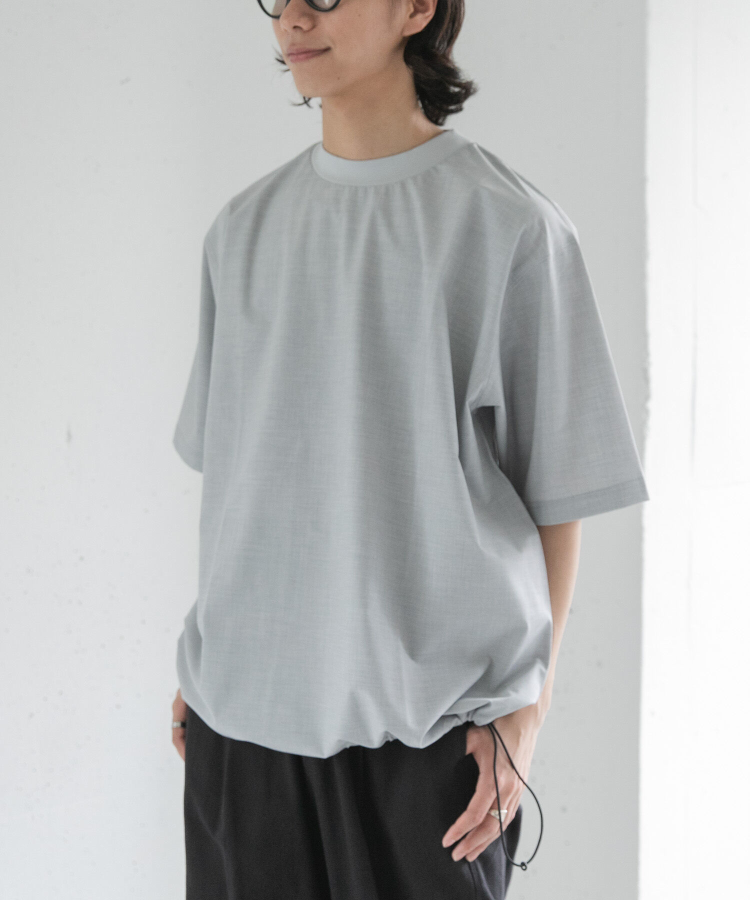 URBAN RESEARCH DOORS「FORK&SPOON　キャリーマンヘムスピンドルTシャツ」|Tシャツ・カットソー|
