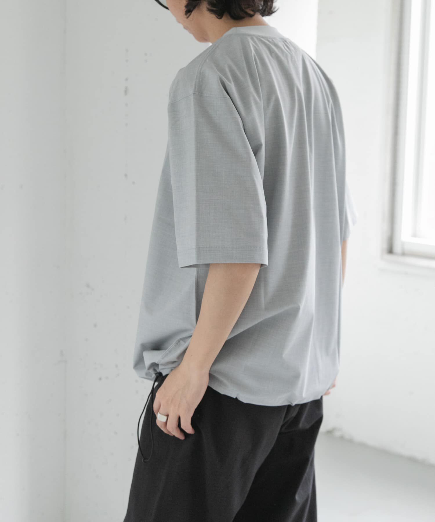 URBAN RESEARCH DOORS「FORK&SPOON　キャリーマンヘムスピンドルTシャツ」|Tシャツ・カットソー|